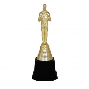 Acrylic Trophy Acrylic Sculpture Trophy (Golden) AC4091