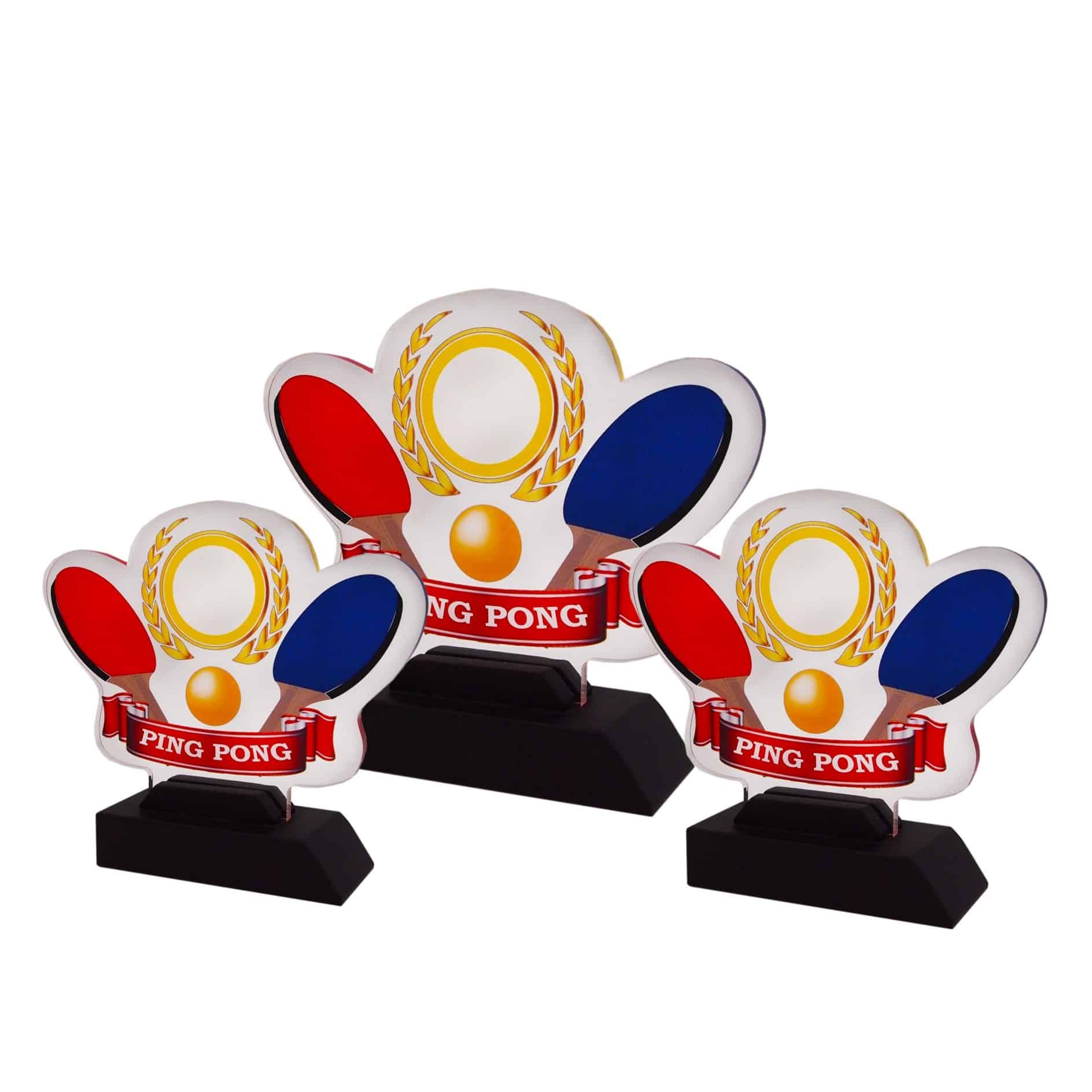 Acrylic Plaques Acrylic Plaque (Ping Pong) AC4257 Acrylic Plaques Acrylic Plaque (Ping Pong) AC4257