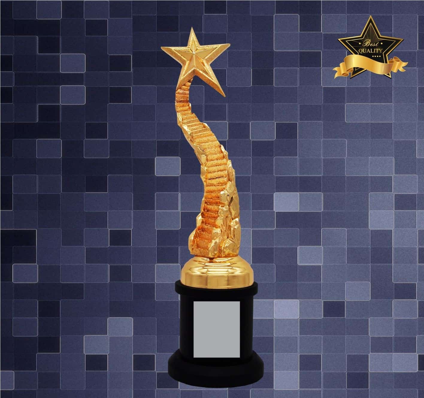 Golden Trophy Star Sculpture Trophy AC4279 Golden Trophy Star Sculpture Trophy AC4279
