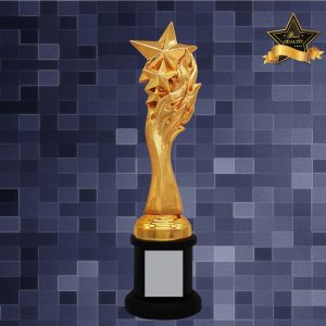Golden Trophy Star Sculpture Trophy AC4282 Golden Trophy Star Sculpture Trophy AC4282
