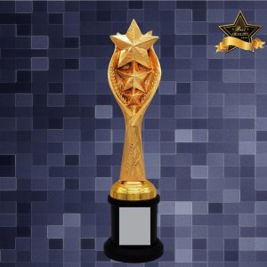 Golden Trophy Star Sculpture Trophy AC4283 Golden Trophy Star Sculpture Trophy AC4283