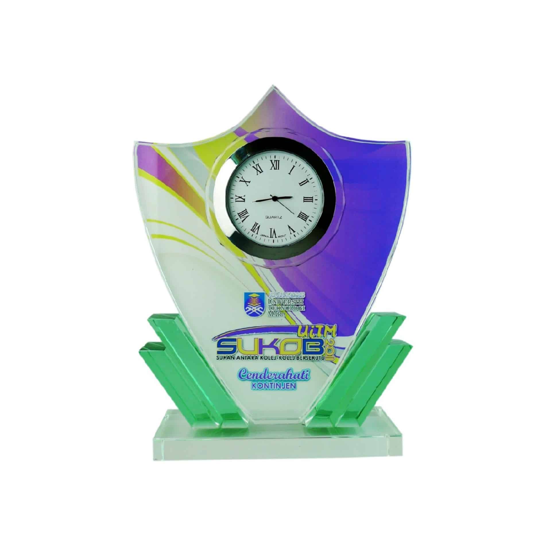Clock Plaques Crystal Clock Plaque CL2001 Clock Plaques Crystal Clock Plaque CL2001