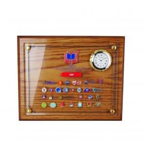 Clock Plaques Wooden Crystal Plaque (Clock) CL2045