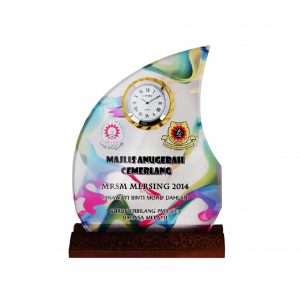 Clock Plaques Crystal Plaque Clock CL2049