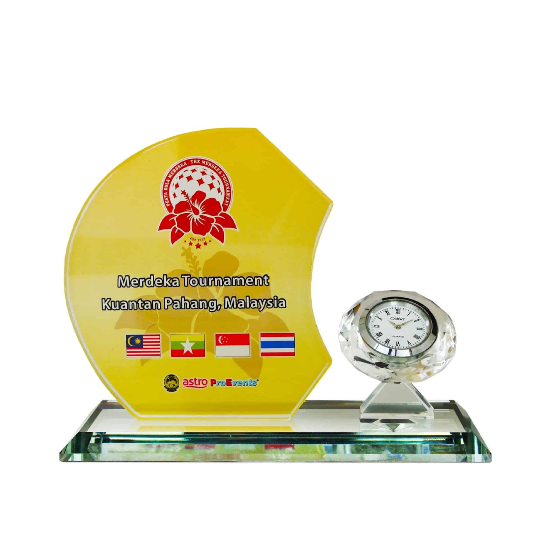 Clock Plaques Crystal Clock Plaque CL2055 Clock Plaques Crystal Clock Plaque CL2055