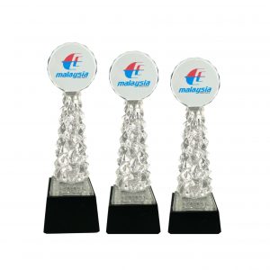 Crystal Trophy Crystal Glass Award CR8144