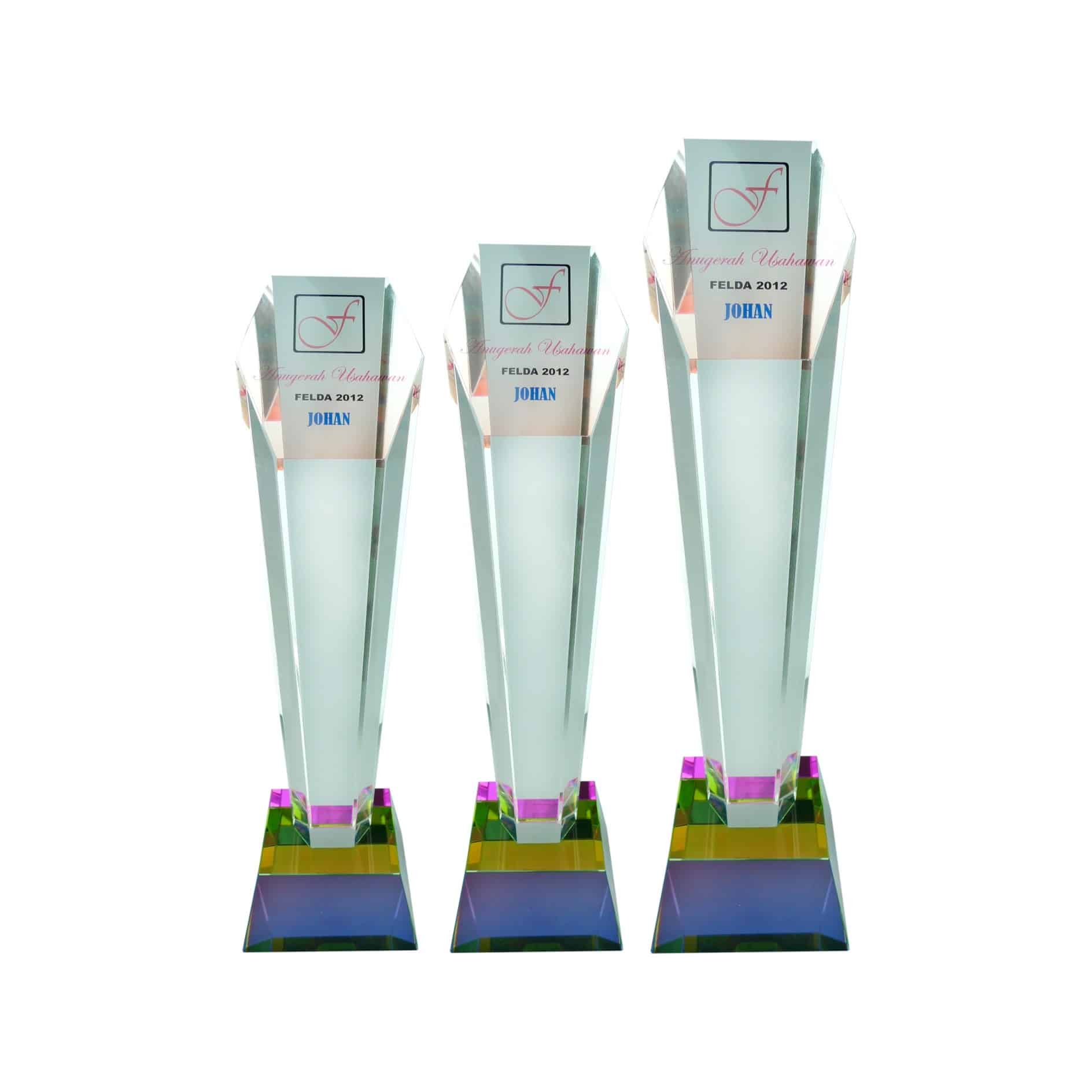 Crystal Trophy Crystal Glass Award CR8187 Crystal Trophy Crystal Glass Award CR8187