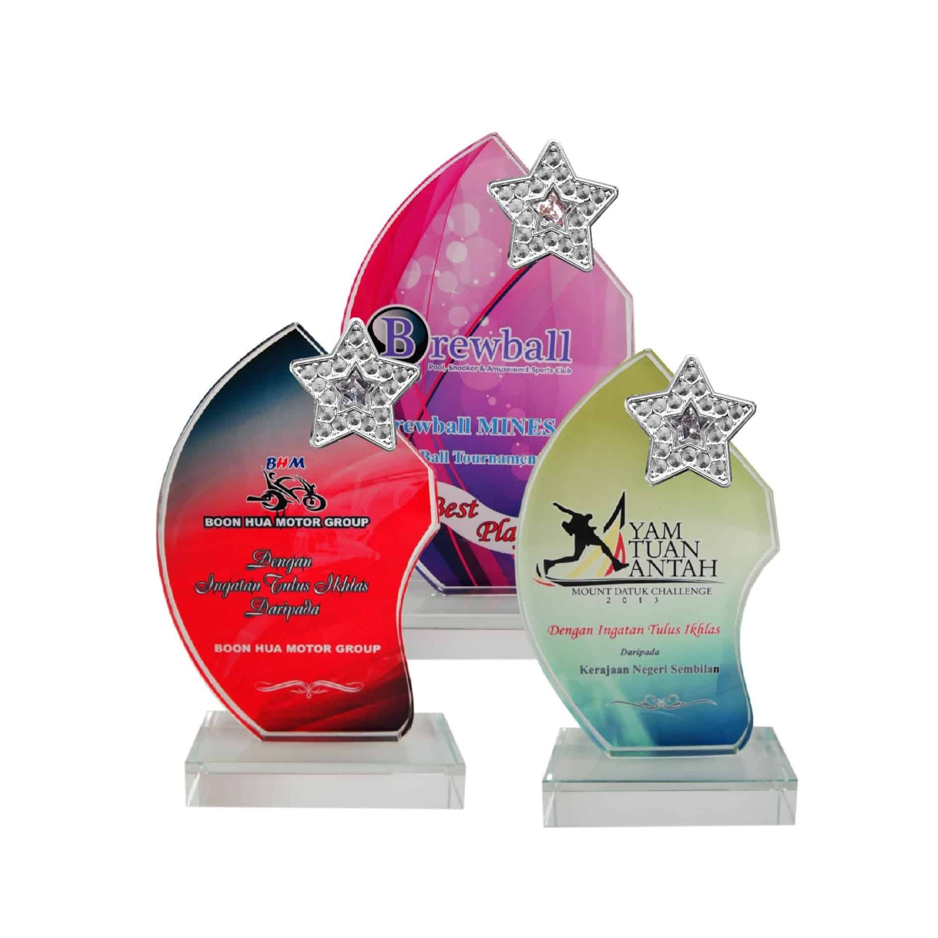 Crystal Plaques Crystal Glass Star Award CR8202 Crystal Plaques Crystal Glass Star Award CR8202