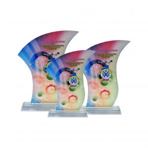 Crystal Plaques Crystal Glass Award CR8223