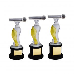 Crystal Trophy Crystal Glass Award (Microphone) CR8263