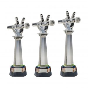 Crystal Trophy Crystal Glass Award (Microphone) CR8265