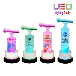 Crystal Trophy LED Trophy (Microphone) CR8270 Crystal Trophy LED Trophy (Microphone) CR8270