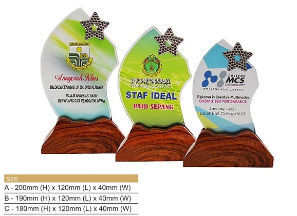 Crystal Plaques Crystal Award CR8320 Crystal Plaques Crystal Award CR8320
