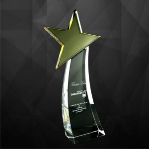Crystal Plaques Crystal Star Award CR9053