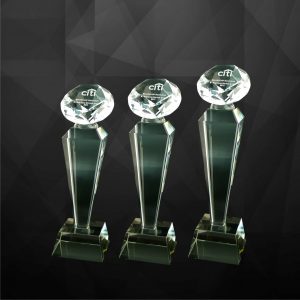 Crystal Trophy Crystal Diamond Trophy CR9100