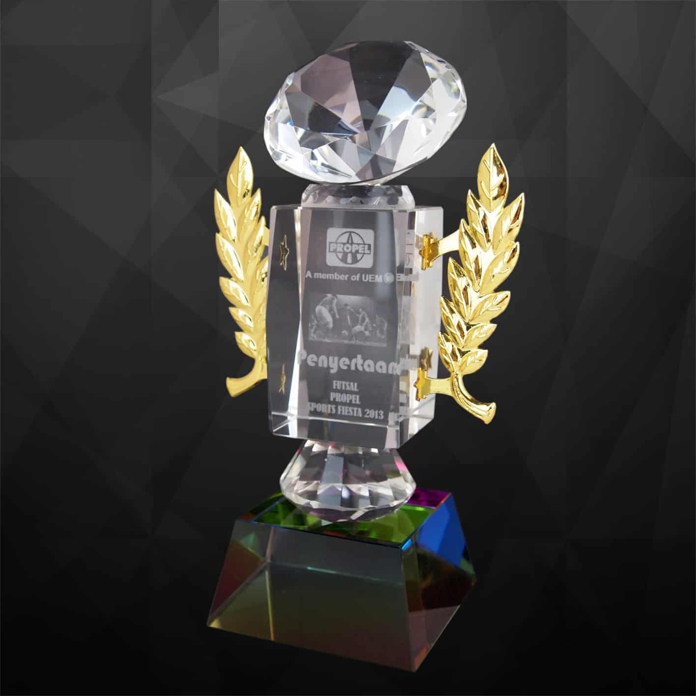Crystal Trophy Crystal Diamond Trophy CR9110 Crystal Trophy Crystal Diamond Trophy CR9110