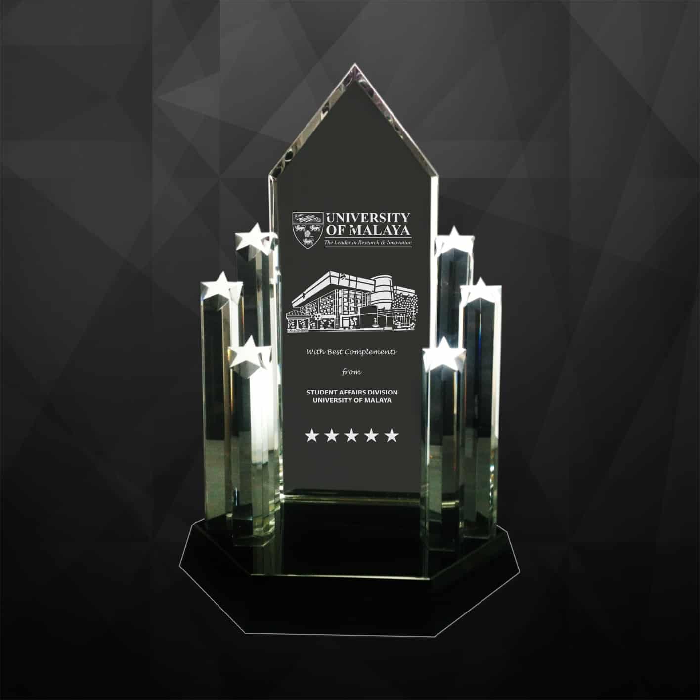 Crystal Trophy Large Star Trophy CR9140 Crystal Trophy Large Star Trophy CR9140