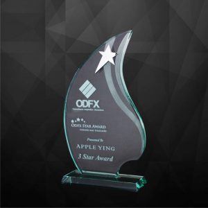 Crystal Plaques Crystal Star Plaque CR9170