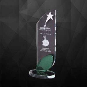 Crystal Plaques Crystal Star Plaque CR9171