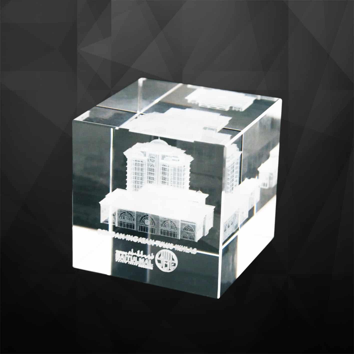 Crystal Trophy Cube Crystal Award CR9186 Crystal Trophy Cube Crystal Award CR9186
