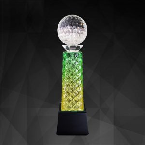 Crystal Trophy Crystal Golf Trophy CR9202