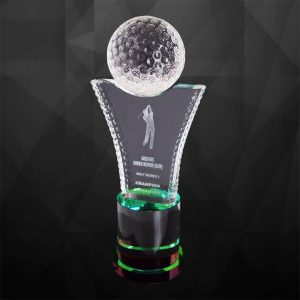 Crystal Trophy Crystal Golf Trophy CR9209