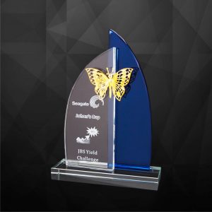 Crystal Plaques Crystal Butterfly Plaque CR9216 Crystal Plaques Crystal Butterfly Plaque CR9216