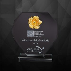 Crystal Plaques Crystal Flower Plaque CR9220