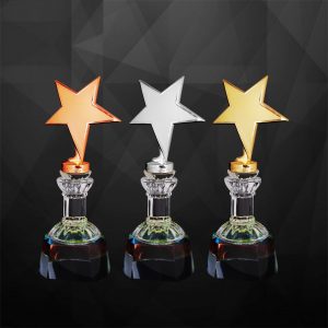 Crystal Trophy Star Award CR9238 Crystal Trophy Star Award CR9238
