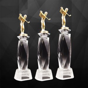 Crystal Trophy Crystal Golf Trophy CR9276