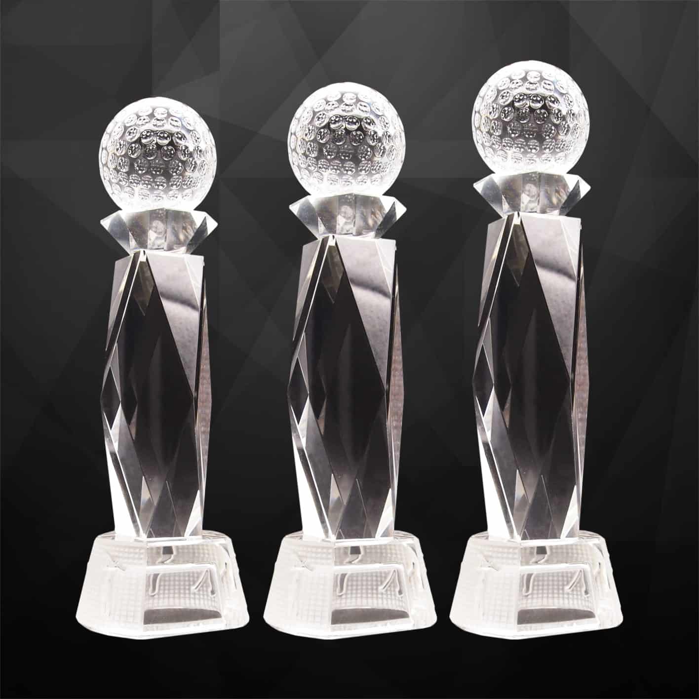 Crystal Trophy Crystal Golf Trophy CR9277 Crystal Trophy Crystal Golf Trophy CR9277