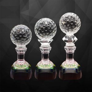 Crystal Trophy Crystal Golf Trophy CR9282