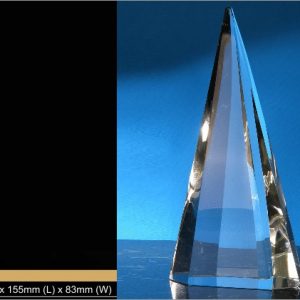 Crystal Trophy Pyramid Crystal Trophy CR9300