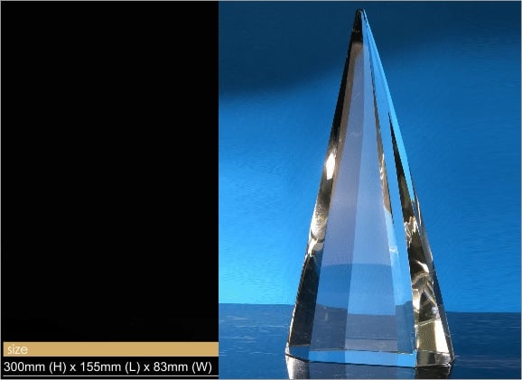 Crystal Trophy Pyramid Crystal Trophy CR9300 Crystal Trophy Pyramid Crystal Trophy CR9300