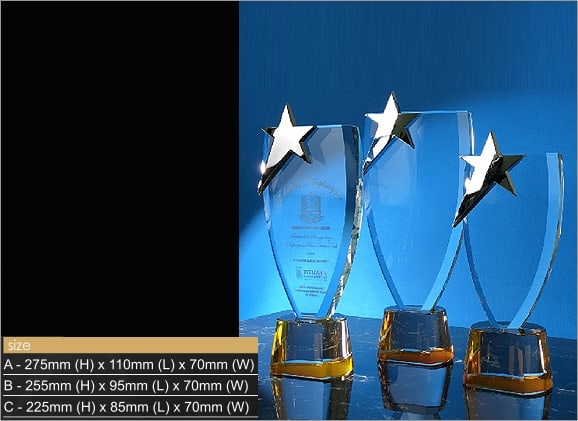 Crystal Trophy Star Crystal Trophy CR9315 Crystal Trophy Star Crystal Trophy CR9315