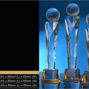 Crystal Trophy Golf Crystal Trophy CR9345