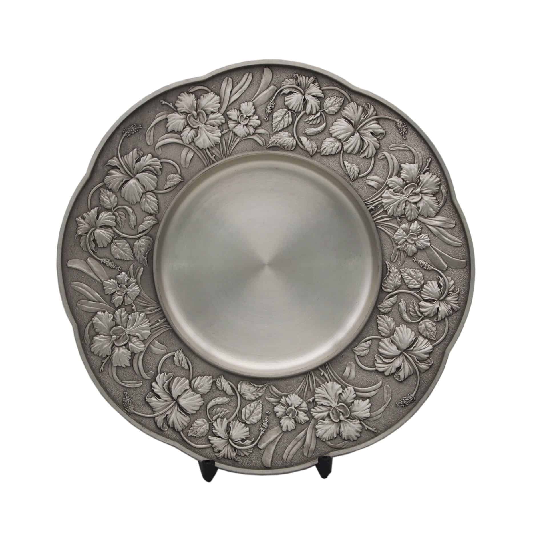 Pewter Plaques Pewter Plaque (Bunga Raya) WP7231 Pewter Plaques Pewter Plaque (Bunga Raya) WP7231