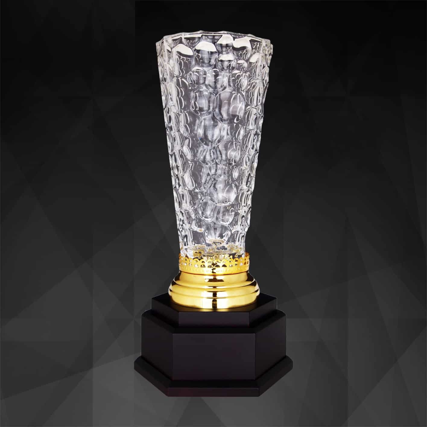 Awards Vase Crystal Trophy CR9196 Awards Vase Crystal Trophy CR9196
