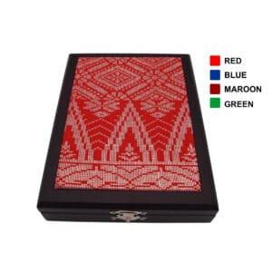 Plaques Songket Wooden Box WP7053