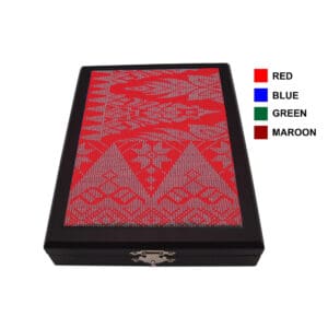 Crystal Plaques Wooden Songket Box CR8140