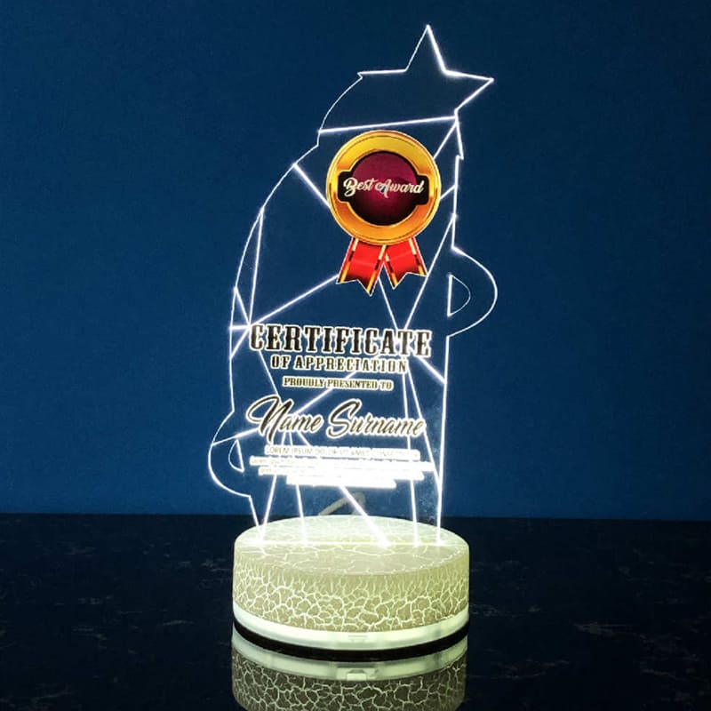 Acrylic Trophy Acrylic LED Trophy SP5065 Acrylic Trophy Acrylic LED Trophy SP5065