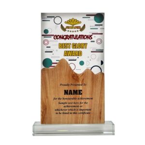Acrylic Plaques Acrylic Plaque SP5104