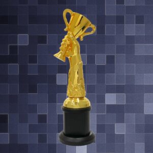 Golden Trophy Golden Sculpture Trophy AC4313