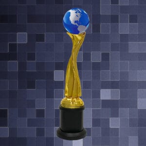 Golden Trophy Golden Sculpture Trophy AC4321