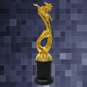 Golden Trophy Golden Sculpture Trophy AC4325