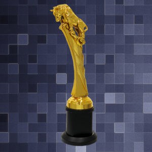 Golden Trophy Golden Sculpture Trophy AC4326
